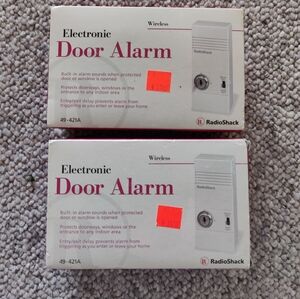 RadioShack Wireless Door Alarm. Brand New! Never Been Used. In Original Box.